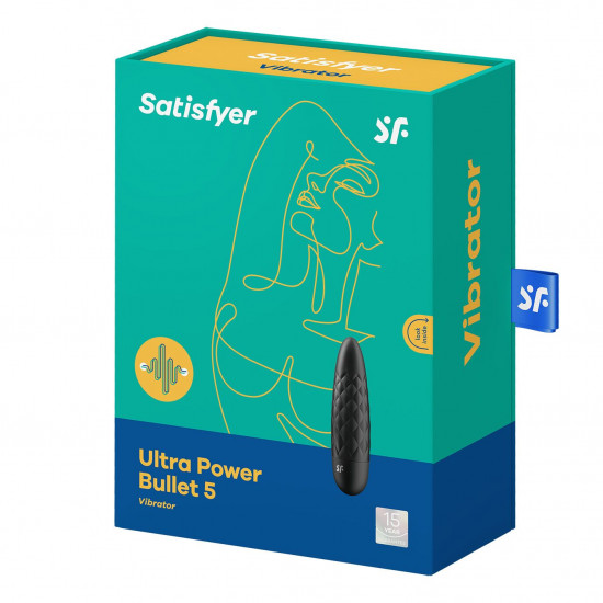 Мінівібратор Satisfyer Ultra Power Bullet 5 Black Мінівібратор Satisfyer Ultra Power Bullet 5 Black
