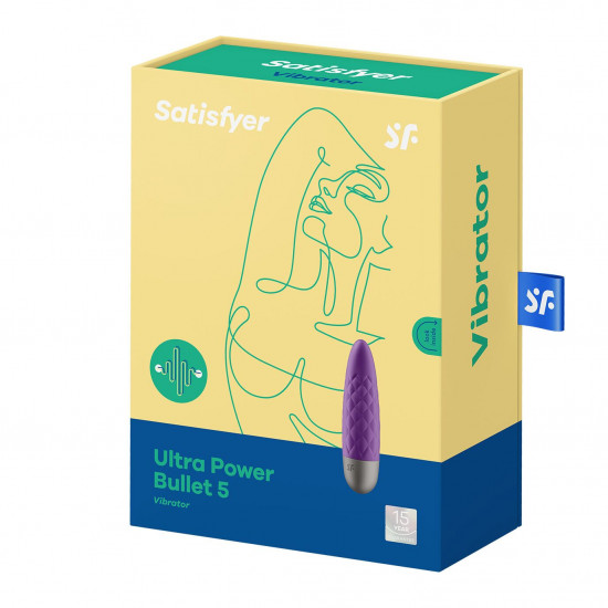 Мінівібратор Satisfyer Ultra Power Bullet 5 Violet Мінівібратор Satisfyer Ultra Power Bullet 5 Violet