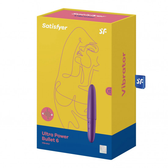 Мінівібратор Satisfyer Ultra Power Bullet 6 Violet Мінівібратор Satisfyer Ultra Power Bullet 6 Violet