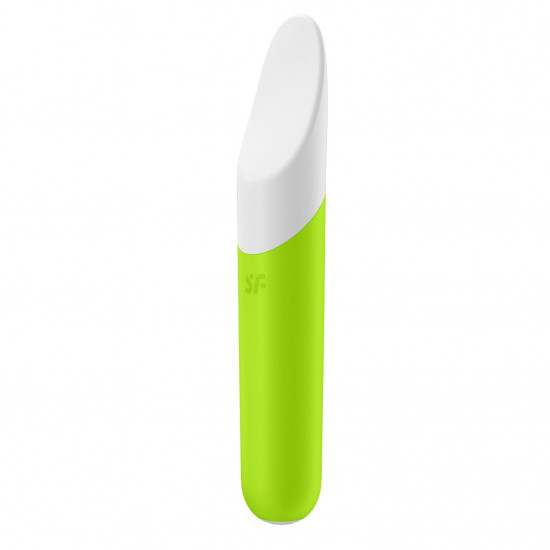 Мінівібратор із гнучким язичком Satisfyer Ultra Power Bullet 7 Green Мінівібратор із гнучким язичком Satisfyer Ultra Power Bullet 7 Green