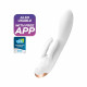 Смарт вібратор-кролик із подвійним відростком Satisfyer Double Flex White Смарт вібратор-кролик із подвійним відростком Satisfyer Double Flex White