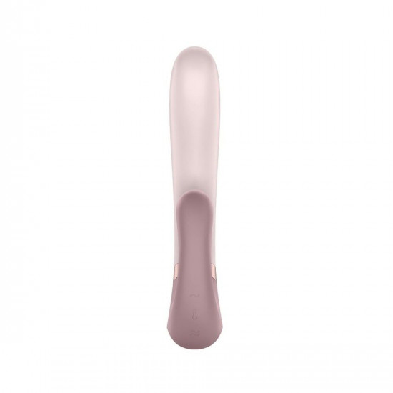 Смарт вібратор-кролик із підігрівом Satisfyer Heat Wave Mauve Смарт вібратор-кролик із підігрівом Satisfyer Heat Wave Mauve