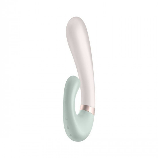 Смарт вібратор-кролик із підігрівом Satisfyer Heat Wave Mint Смарт вібратор-кролик із підігрівом Satisfyer Heat Wave Mint