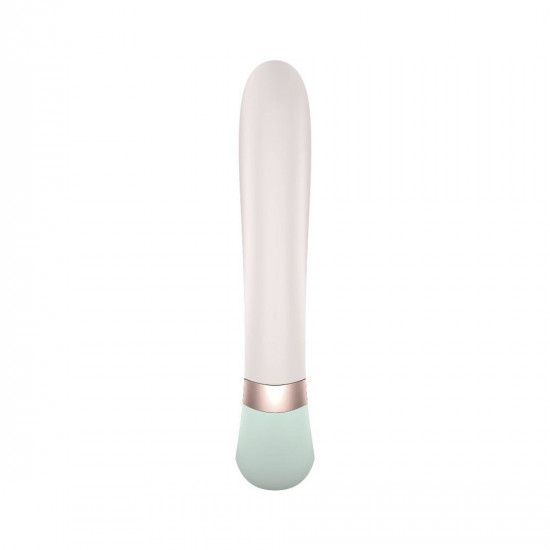 Смарт вібратор-кролик із підігрівом Satisfyer Heat Wave Mint Смарт вібратор-кролик із підігрівом Satisfyer Heat Wave Mint