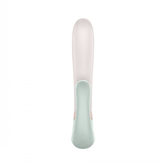 Смарт вібратор-кролик із підігрівом Satisfyer Heat Wave Mint Смарт вібратор-кролик із підігрівом Satisfyer Heat Wave Mint