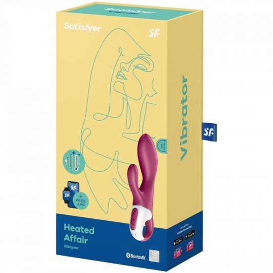Смарт вібратор-кролик із підігрівом Satisfyer Heated Affair Смарт вібратор-кролик із підігрівом Satisfyer Heated Affair