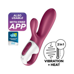 Смарт вібратор кролик із підігрівом Satisfyer Hot Bunny
