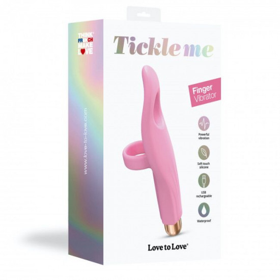 Вібратор на палець Love To Love Tickle me - BABY PINK перезаряджається, 3 варіанти використання Вібратор на палець Love To Love Tickle me - BABY PINK перезаряджається, 3 варіанти використання