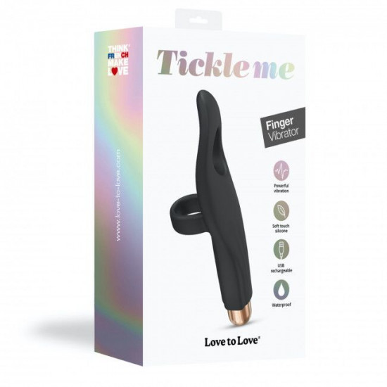 Вібратор на палець Love To Love Tickle me - BLACK ONYX перезаряджається, 3 варіанти використання Вібратор на палець Love To Love Tickle me - BLACK ONYX перезаряджається, 3 варіанти використання