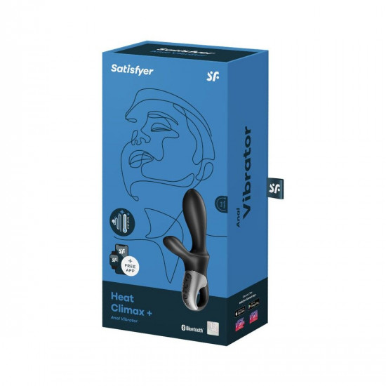 Універсальний смарт-вібратор з підігрівом Satisfyer Heat Climax + Універсальний смарт-вібратор з підігрівом Satisfyer Heat Climax +