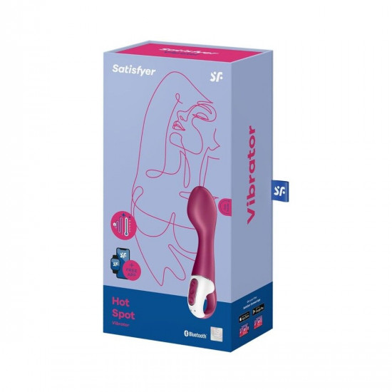 Смарт вібратор точки G Satisfyer Hot Spot з функцією підігріву Смарт вібратор точки G Satisfyer Hot Spot з функцією підігріву