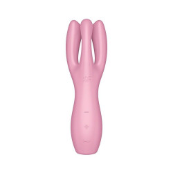 Кліторальний вібратор Satisfyer Threesome 3 Pink з трьома пальчиками