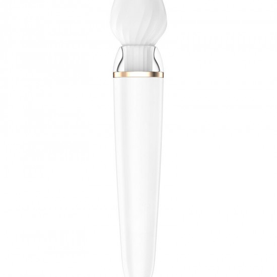 Смарт вібромасажер зі змінною головкою Satisfyer Double Wand-er Смарт вібромасажер зі змінною головкою Satisfyer Double Wand-er